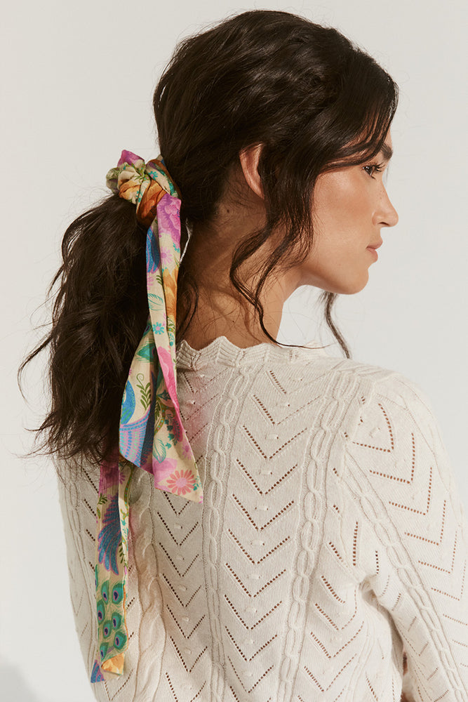 Bohème Scrunchie with Tie