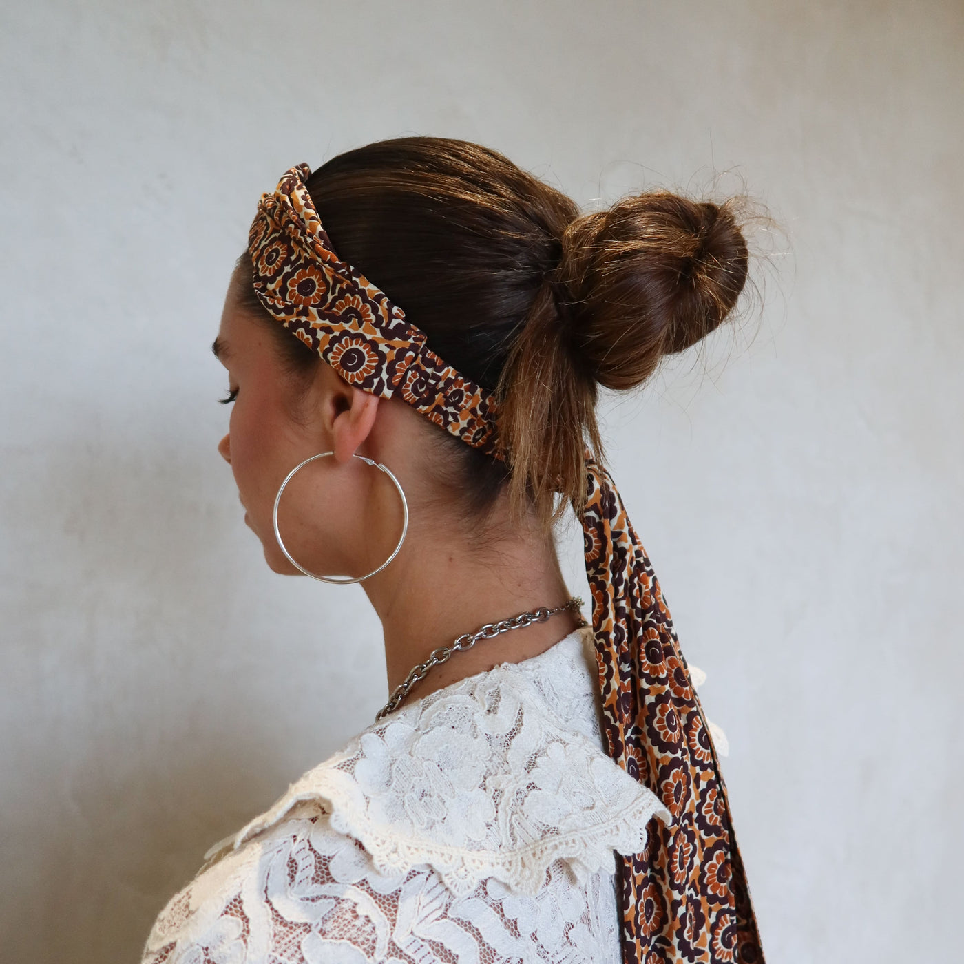 Sannah Soft Wrap Headband with Tie